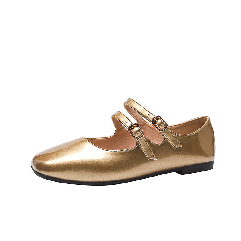 Vintage Red Patent Mary Jane Flats