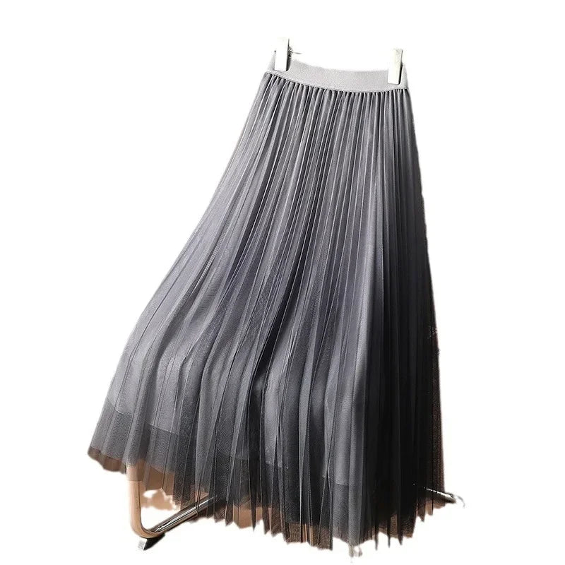 Ombre Mesh Skirt