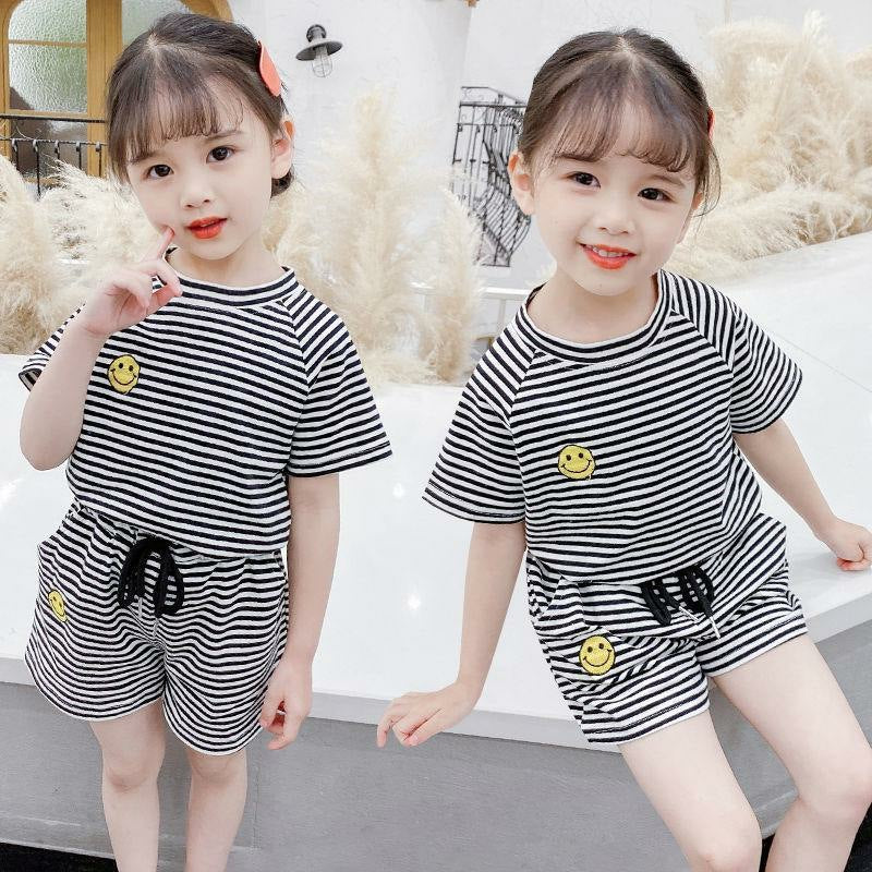 Smiley Stripe Summer Set