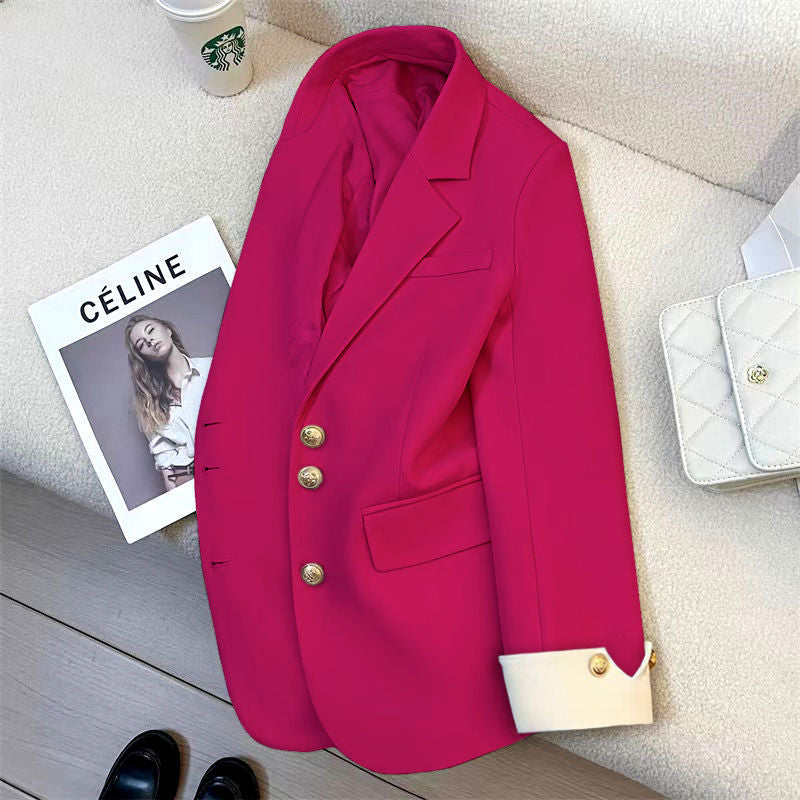 Women's Lake Green Korean Blazer