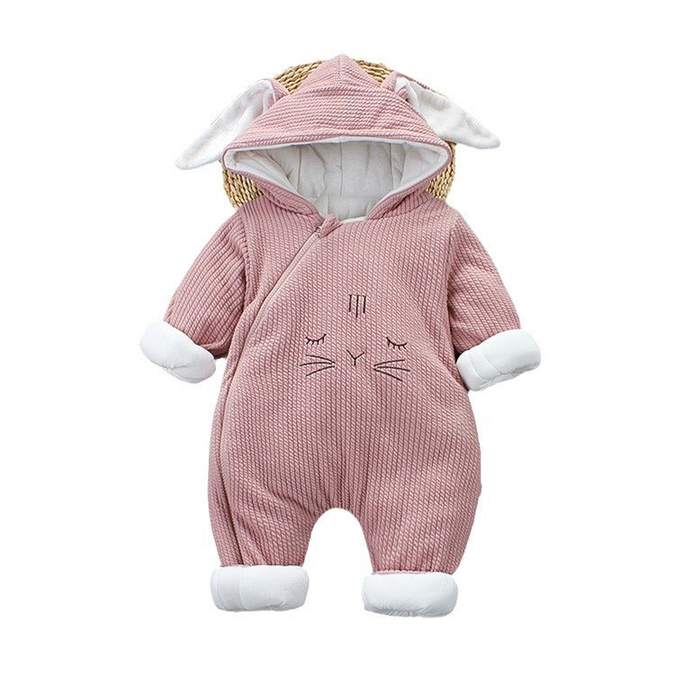 Cozy Rabbits Baby Winter Jumpsuit