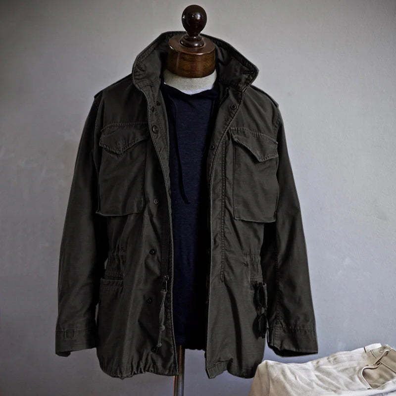 Men's Vintage Multi-Pocket Cargo Jacket