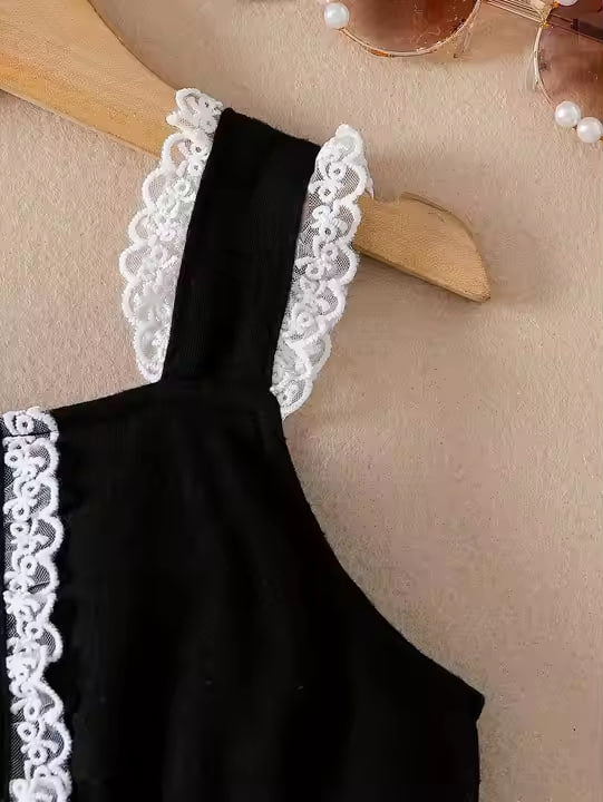 Princess Lace Suspender Dress