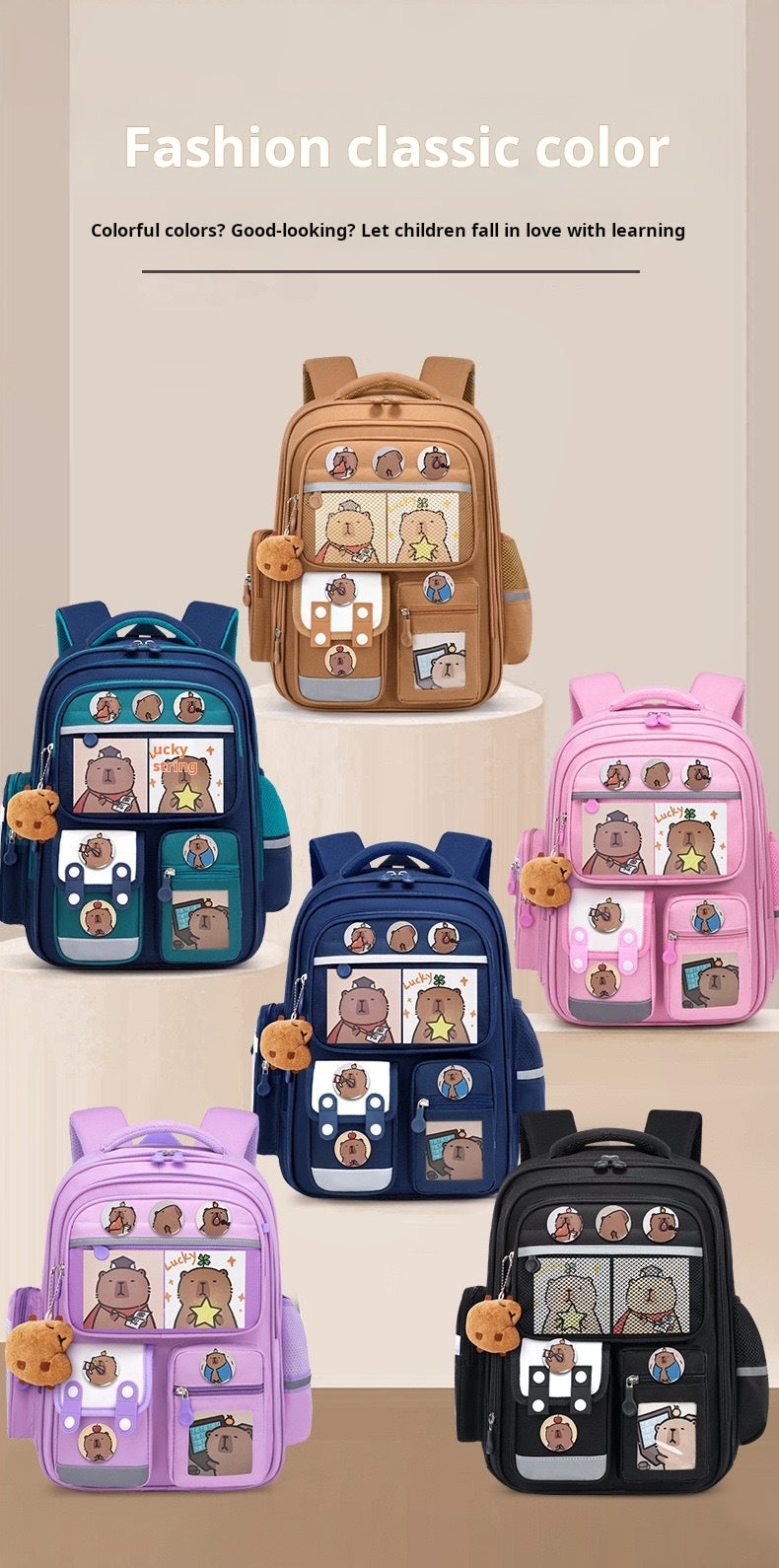 Capybara Buddy Backpack