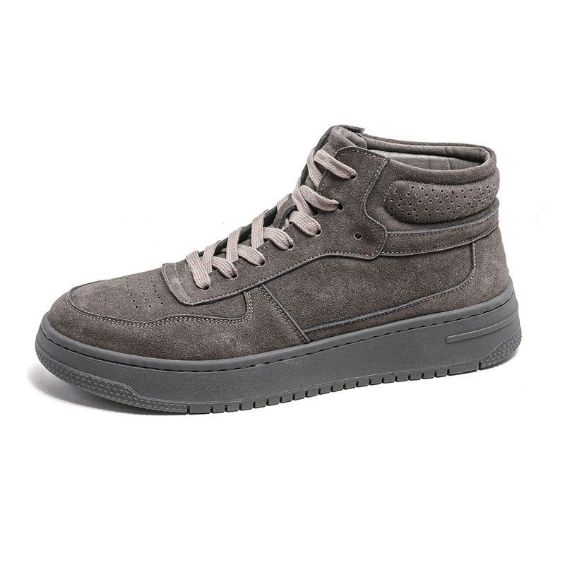 Men's High-Top Velvet Martin Boots – British Style Casual Winter Sneakers
