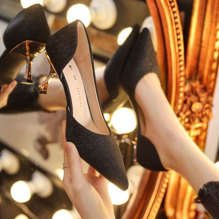 French Stiletto Shoes: Women's New Spring/Autumn High Heels