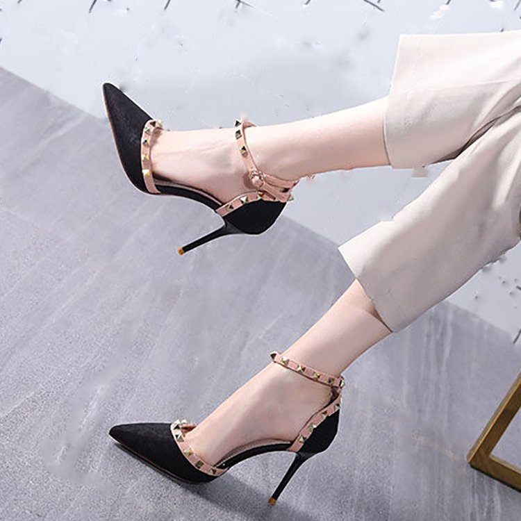 New Hollow Pointed-Toe Stiletto Sandals: Women's Spring/Summer Shoes