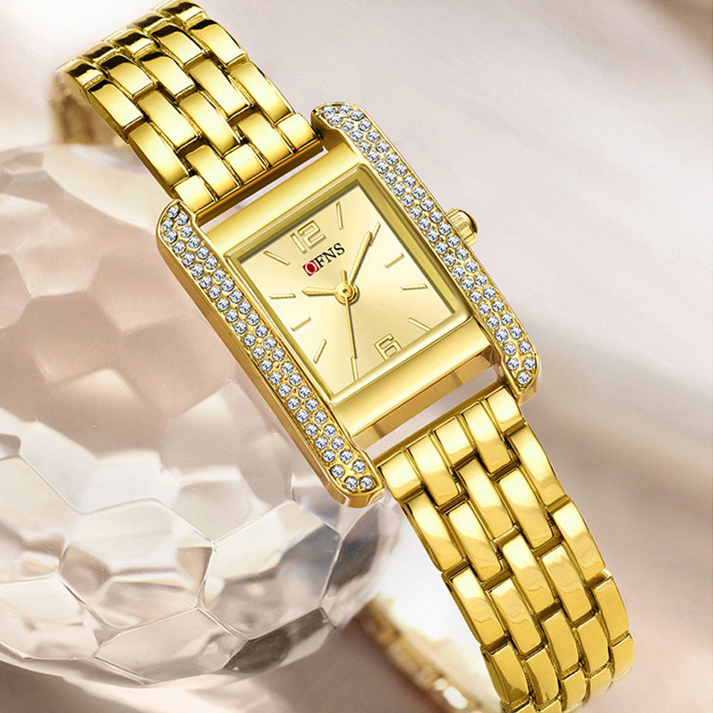 Women's Ultra-Slim Quartz Watch – Waterproof Fashion Timepiece