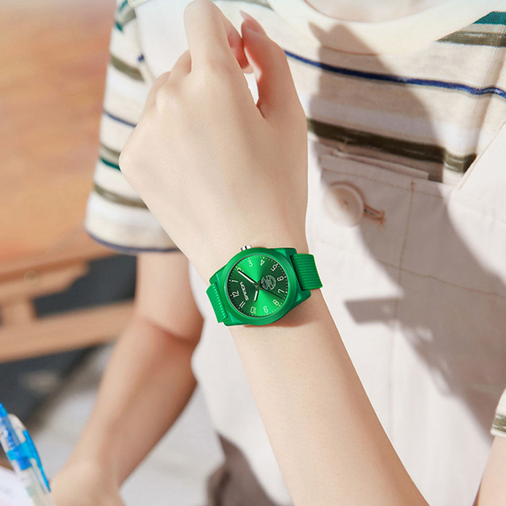 Silent Waterproof Student Quartz Watch