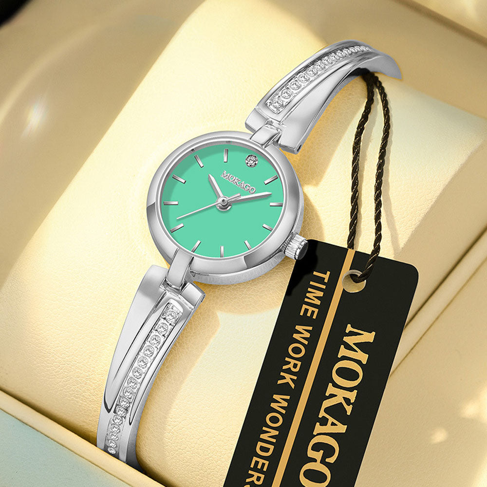 Elegant Alloy Chain Women's Watch - Waterproof Quartz Bracelet