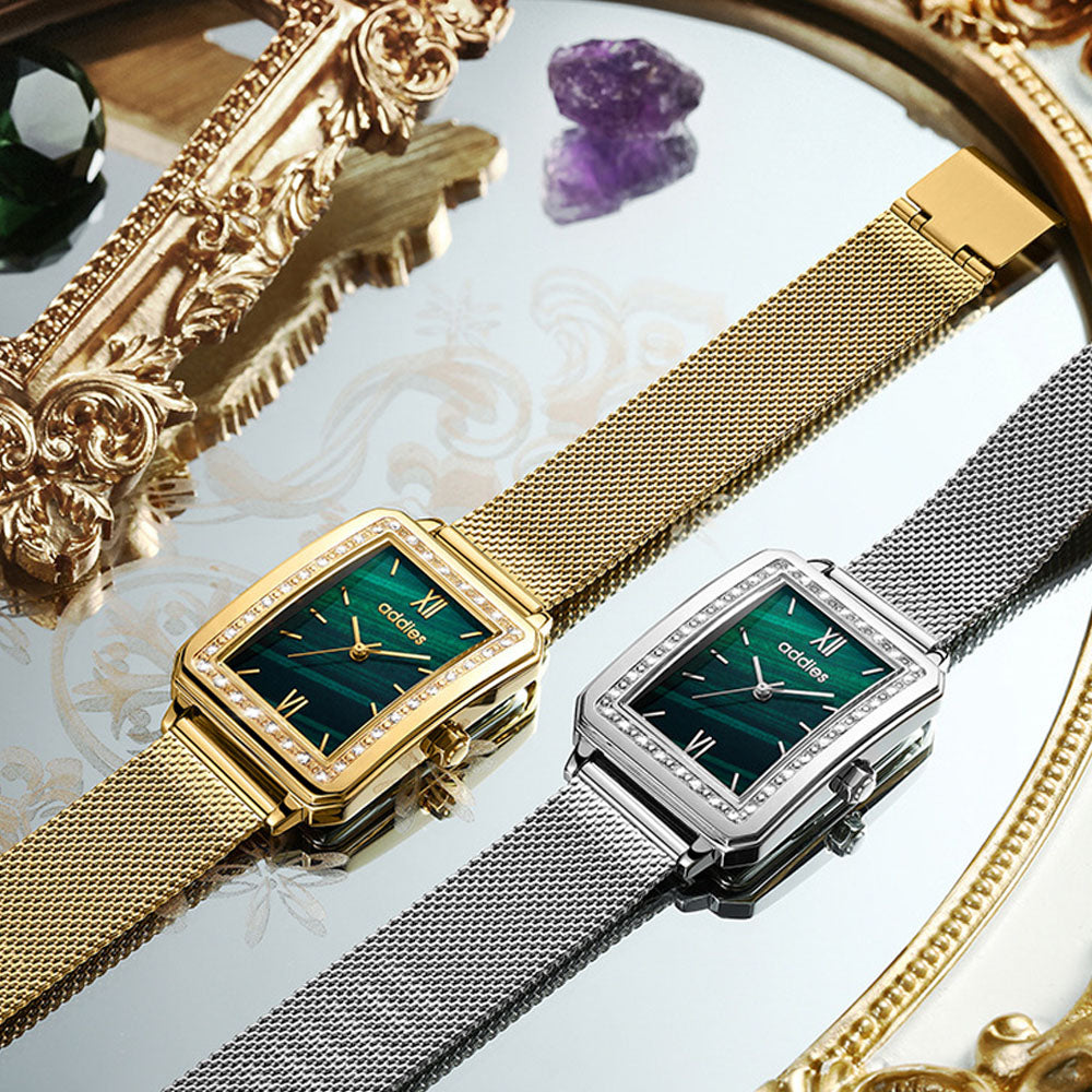 Women's Luxury Quartz Watch with Diamond Accents