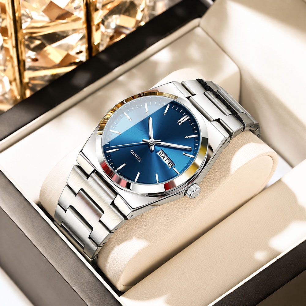 Luxury Ultra-Thin Waterproof Quartz Men's Watch – Swiss Style