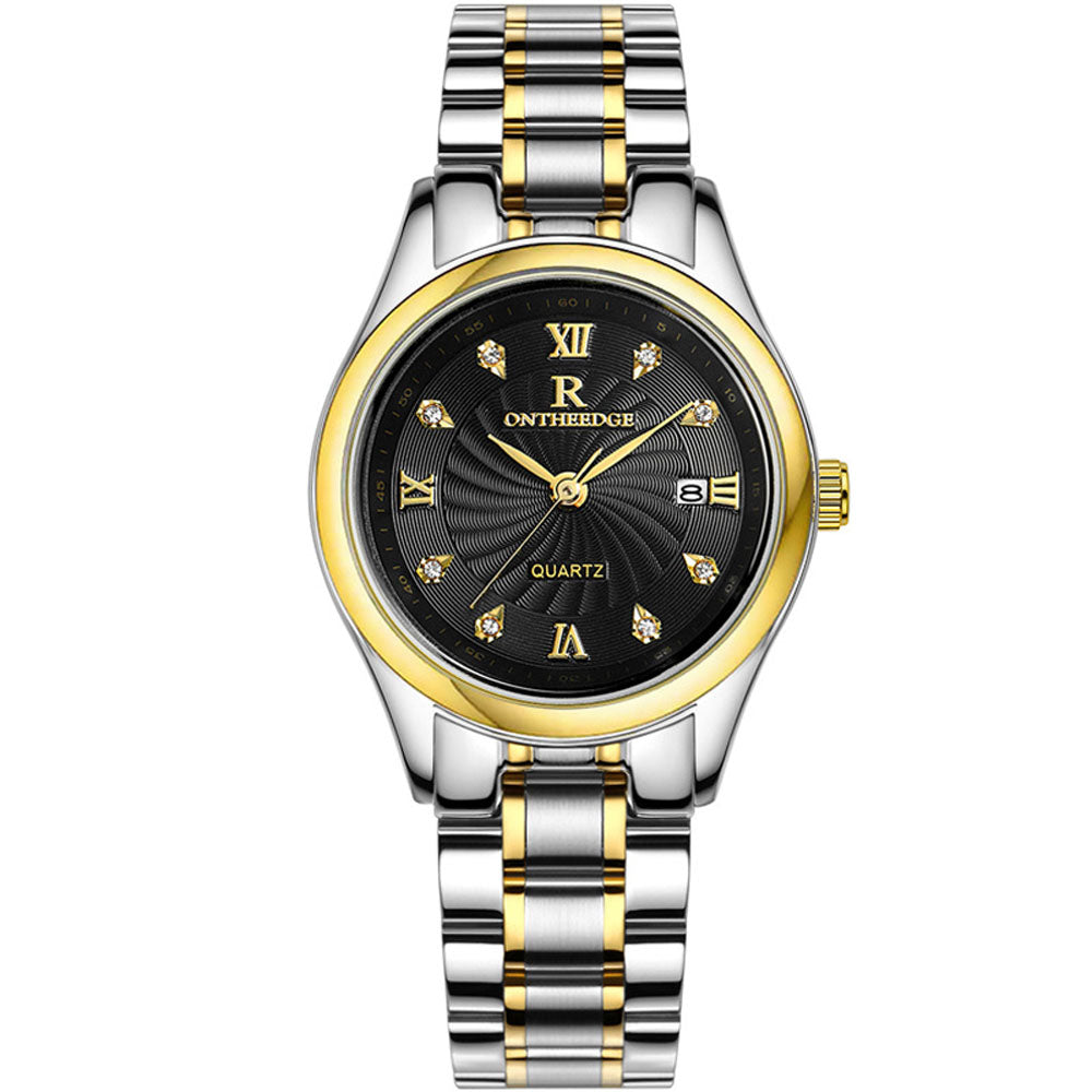 Ultra-Slim Women's Quartz Watch - Waterproof Stainless Steel