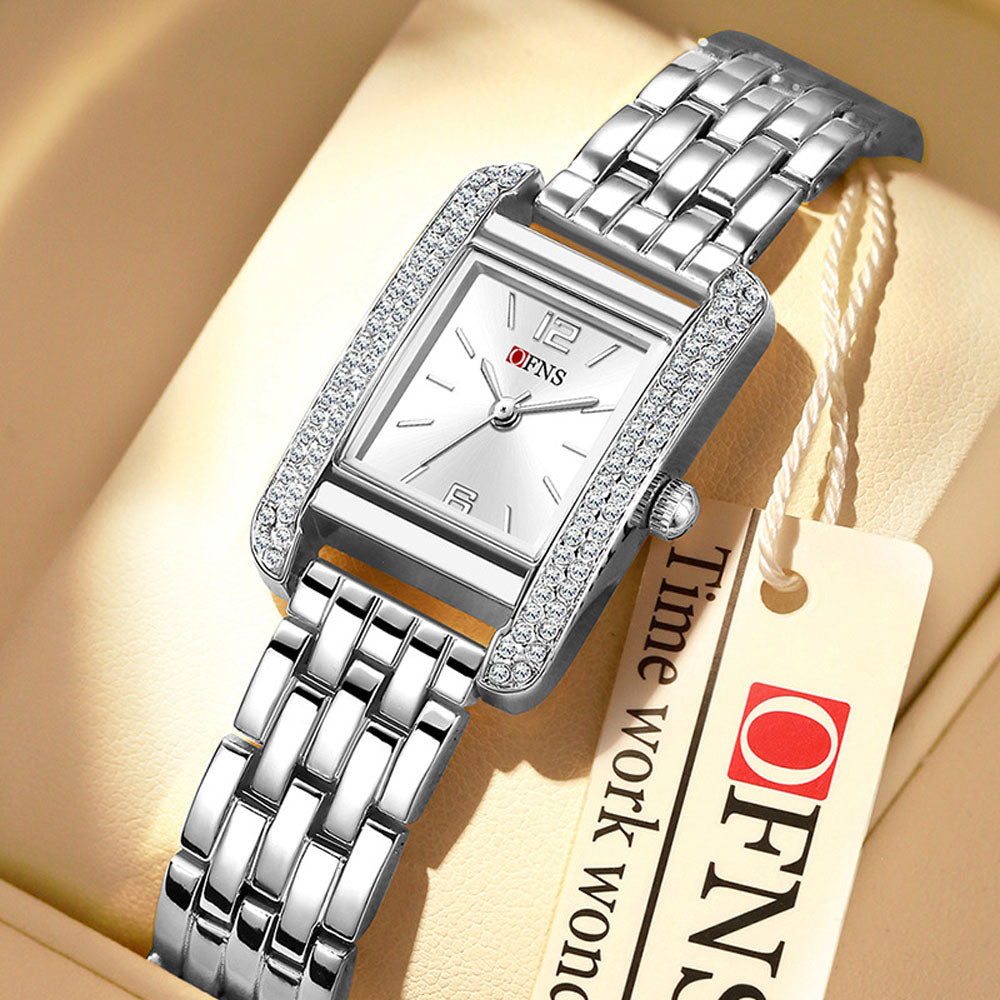 Women's Ultra-Slim Quartz Watch – Waterproof Fashion Timepiece
