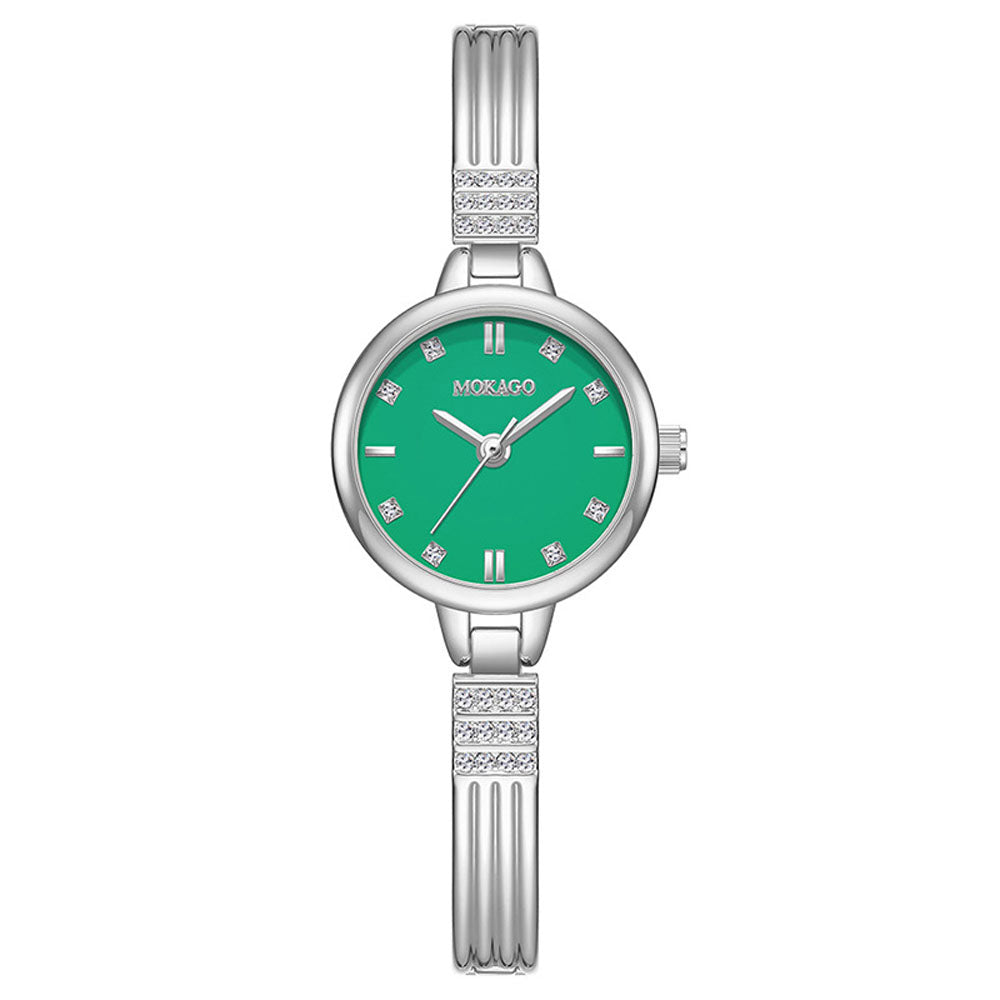 Elegant Alloy Chain Women's Watch - Waterproof Quartz Bracelet