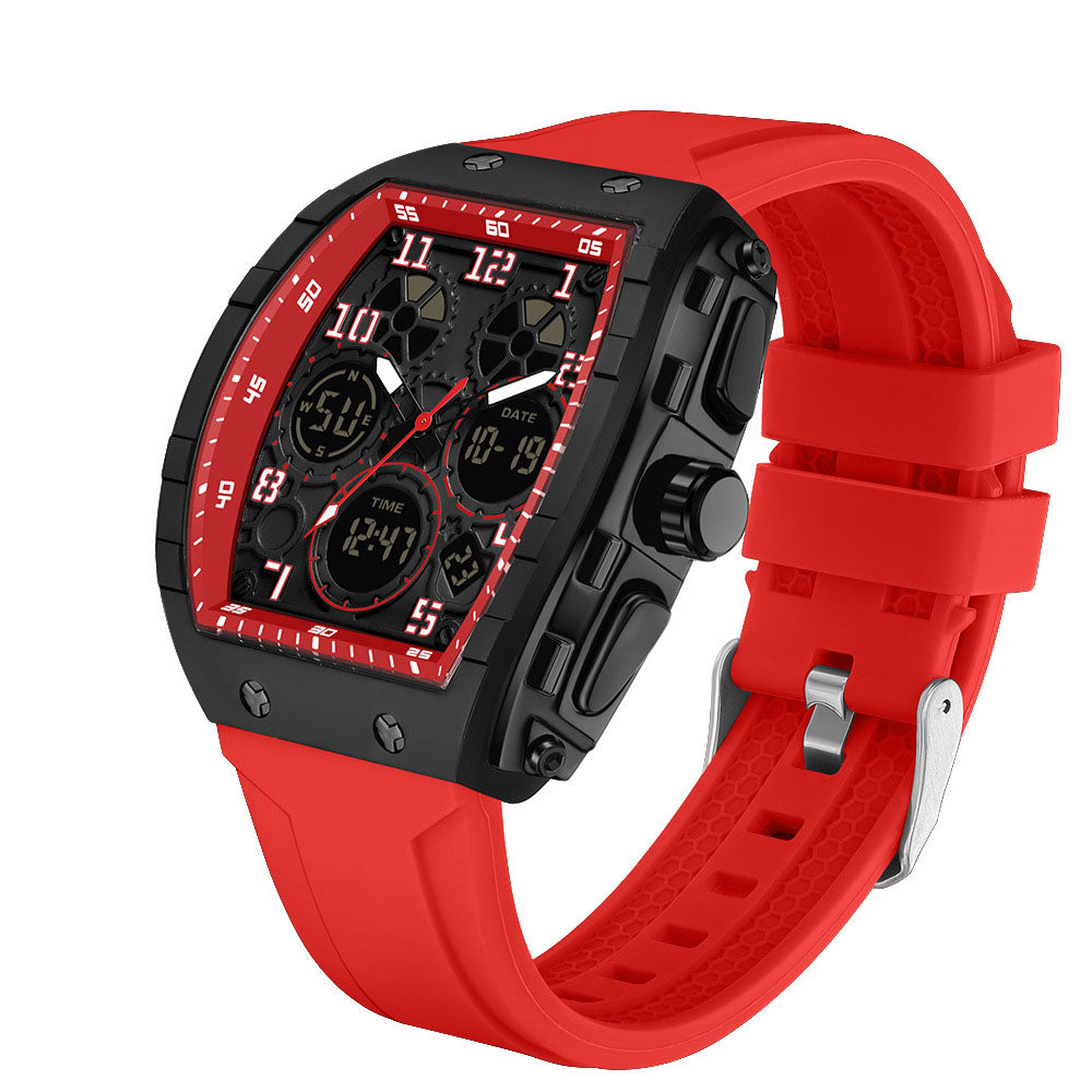 Sports Digital Watch - Waterproof, Luminous, Alarm & Stopwatch