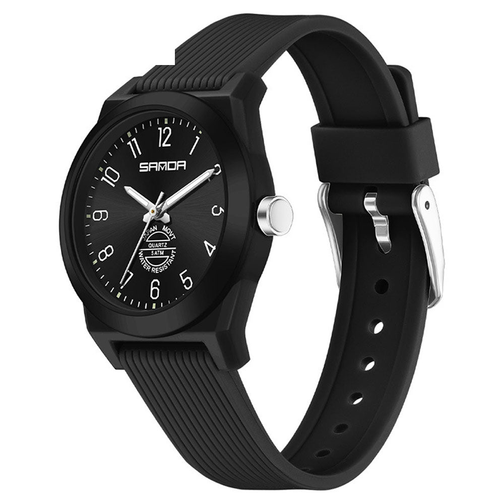 Silent Waterproof Student Quartz Watch