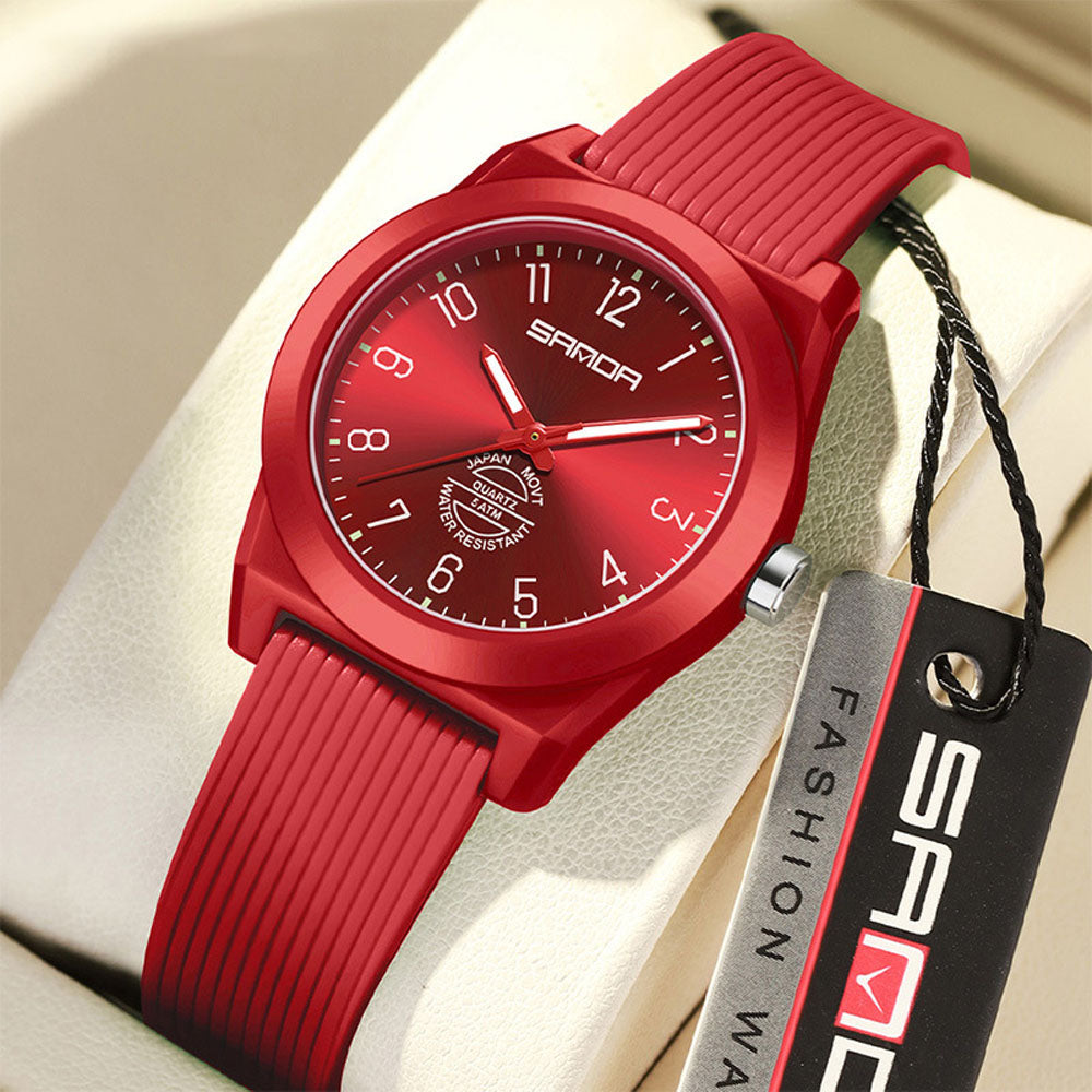 Silent Waterproof Student Quartz Watch