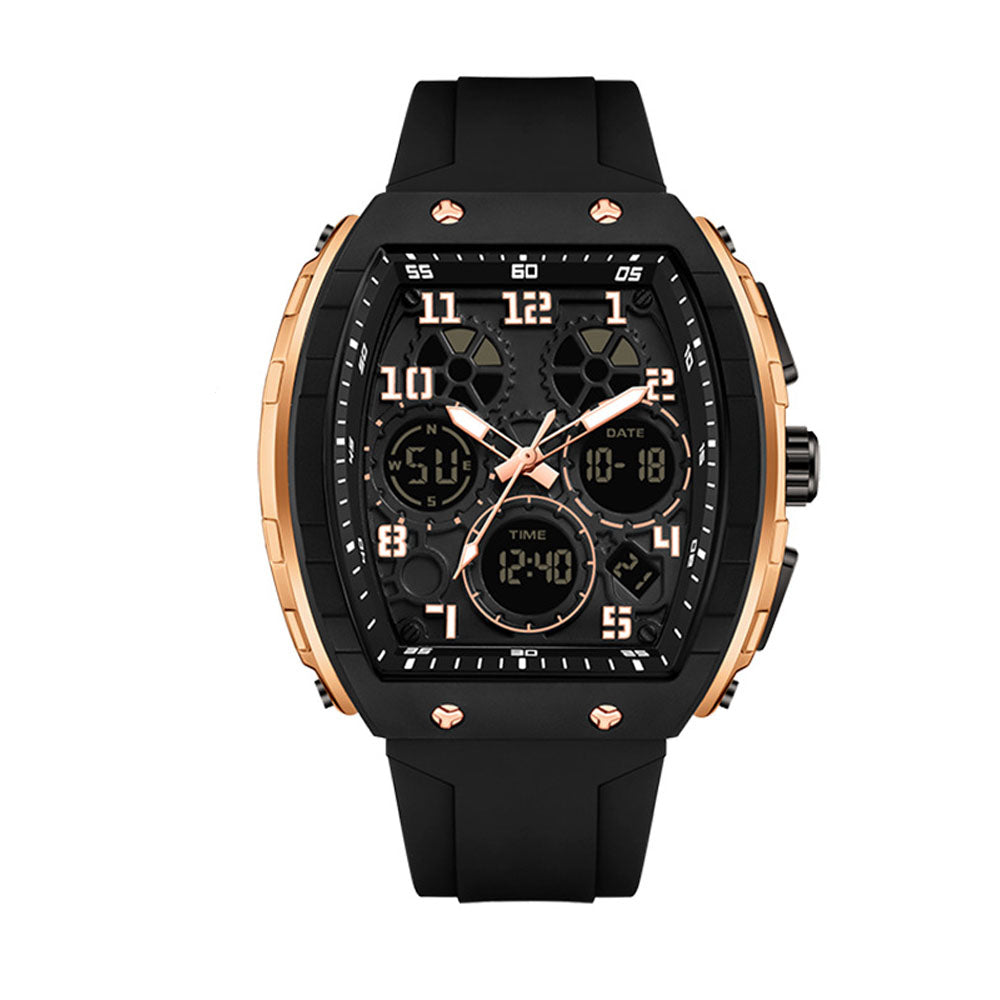 Sports Digital Watch - Waterproof, Luminous, Alarm & Stopwatch