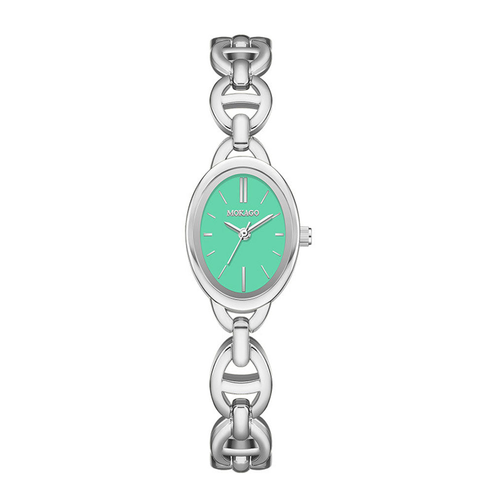 Elegant Alloy Chain Women's Watch - Waterproof Quartz Bracelet