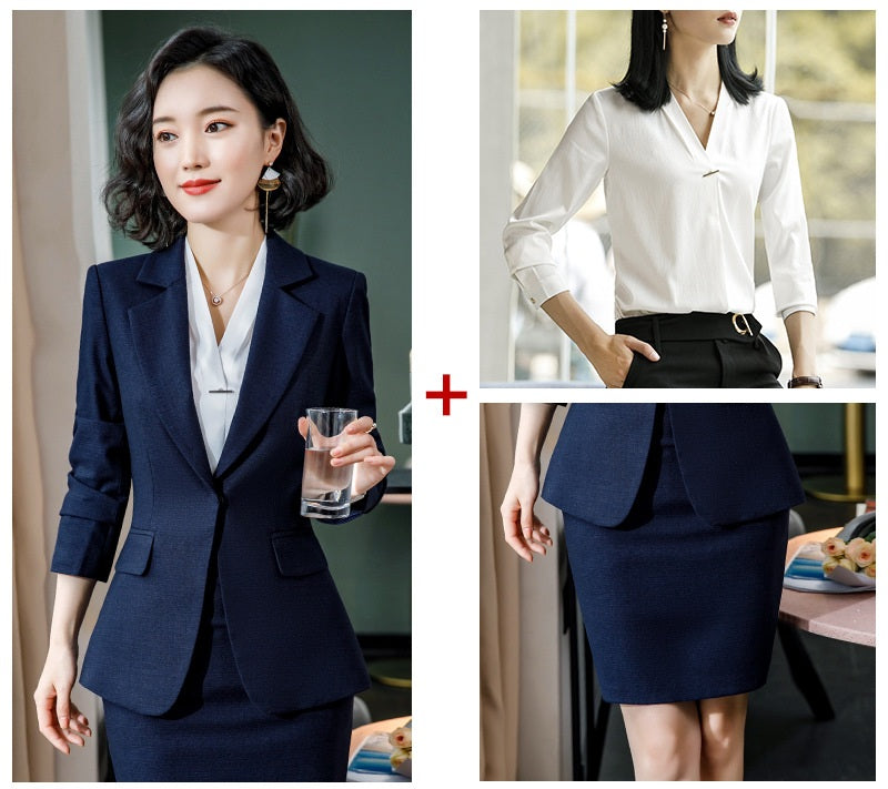 Professional suit, fashion temperament workwear skirt (On Hand)