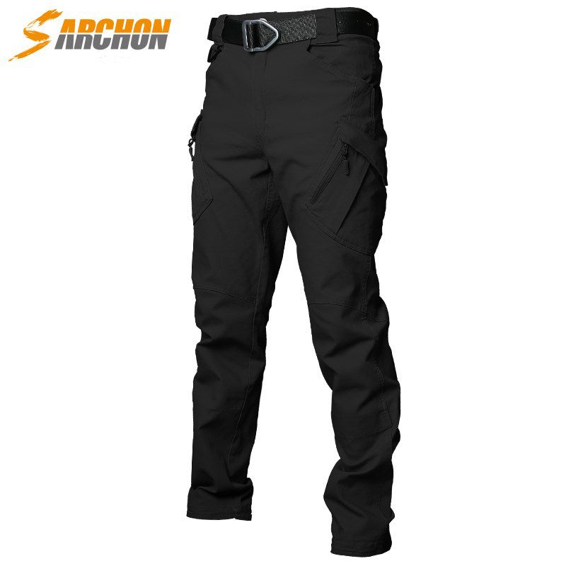 Angken IX9 Mens Pants  Slim Stretch Outdoor Combat Trousers