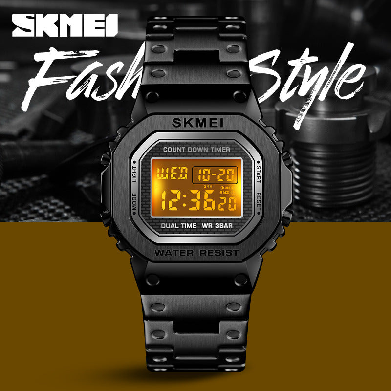 Moment Beauty Couple Steel Belt Watch  Simple Waterproof Fashion Watch for Men & Women