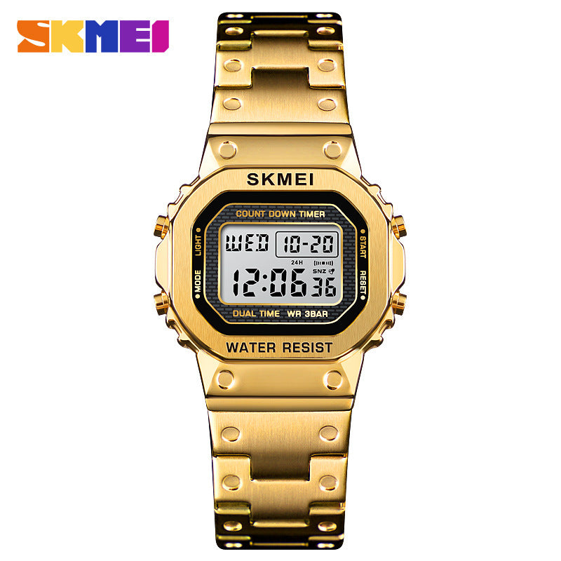 Moment Beauty Couple Steel Belt Watch  Simple Waterproof Fashion Watch for Men & Women