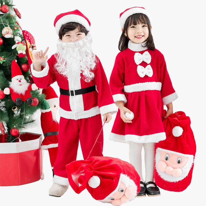 Cozy Santa Claus Lambs Wool Set