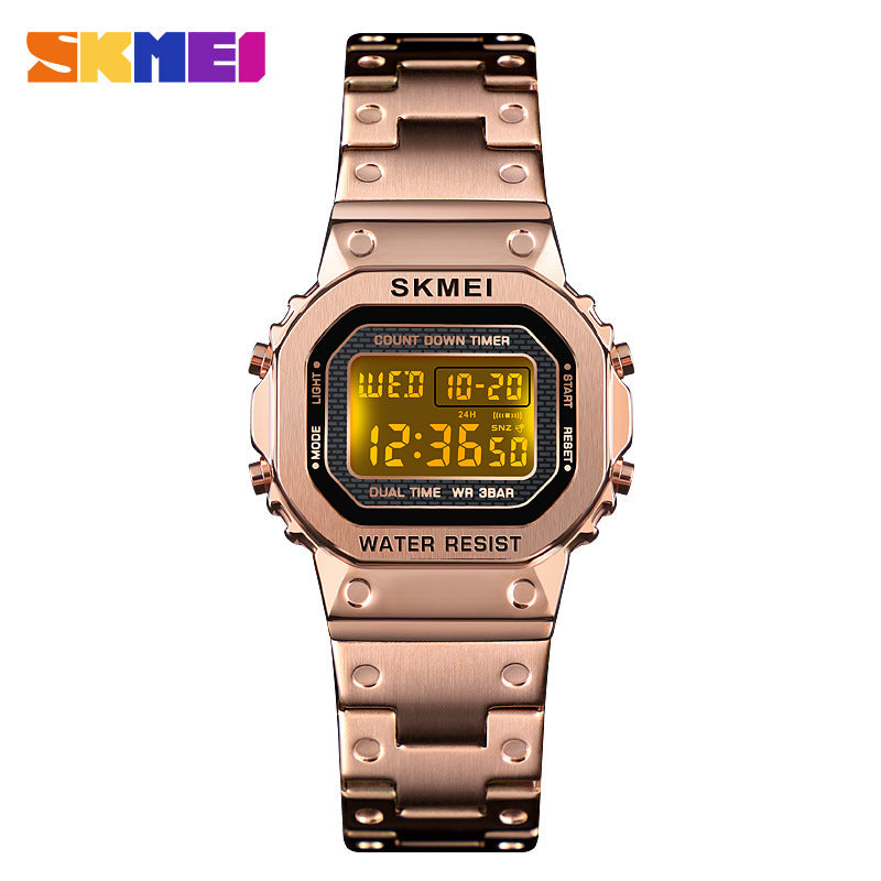 Moment Beauty Couple Steel Belt Watch  Simple Waterproof Fashion Watch for Men & Women
