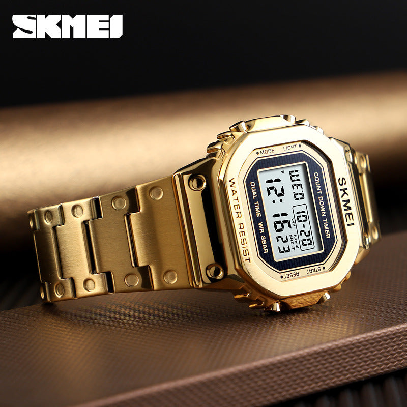 Moment Beauty Couple Steel Belt Watch  Simple Waterproof Fashion Watch for Men & Women