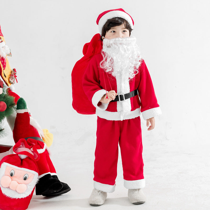 Cozy Santa Claus Lambs Wool Set