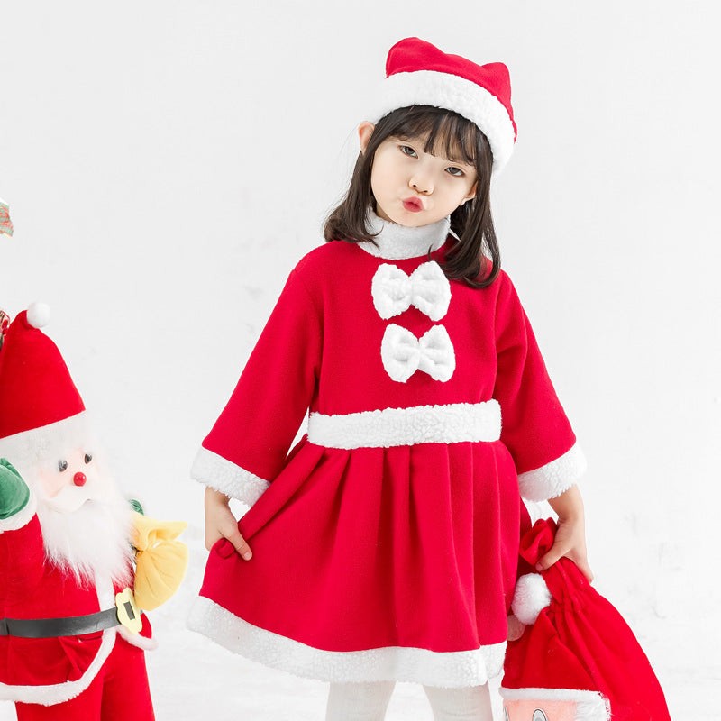 Cozy Santa Claus Lambs Wool Set