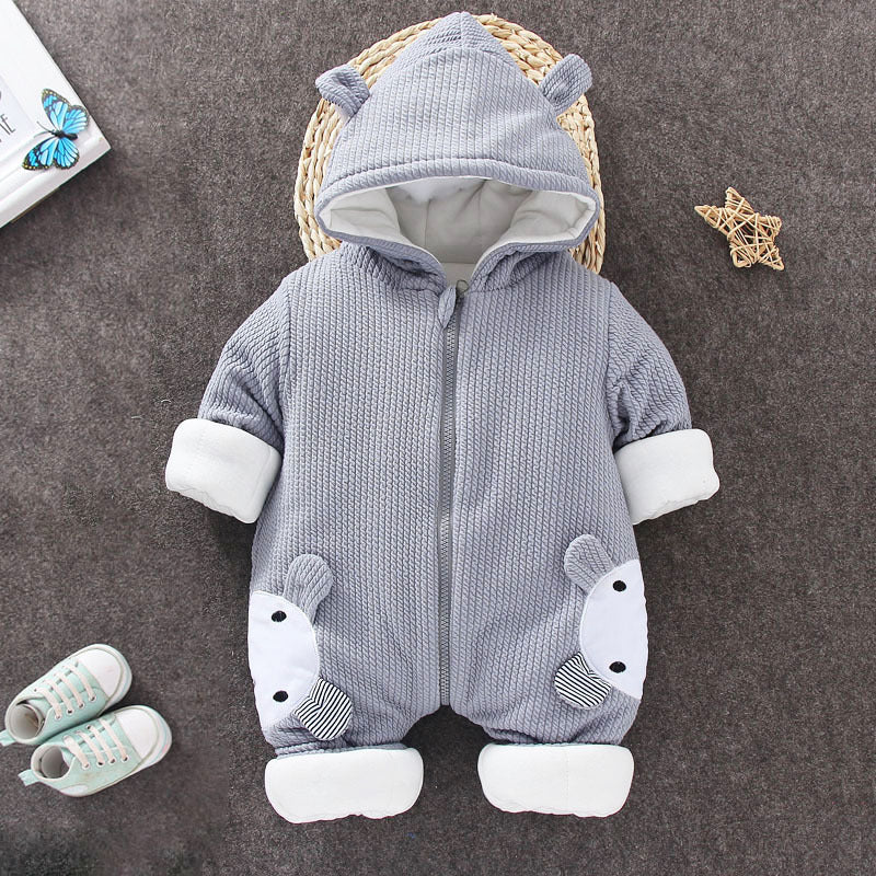 Cozy Rabbits Baby Winter Jumpsuit