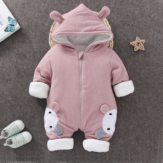 Cozy Rabbits Baby Winter Jumpsuit