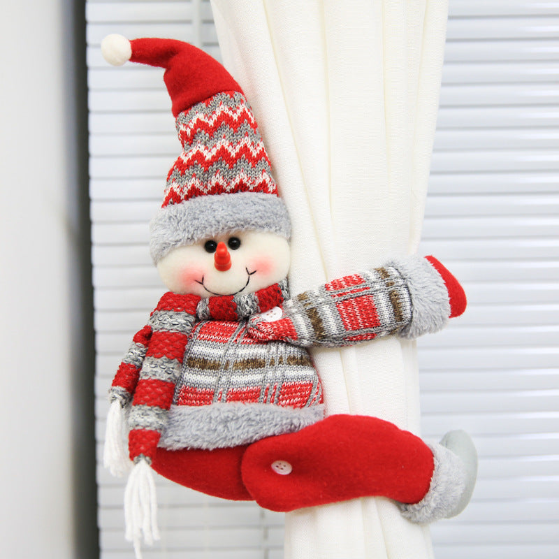 Christmas Cartoon Doll Curtain Buckle