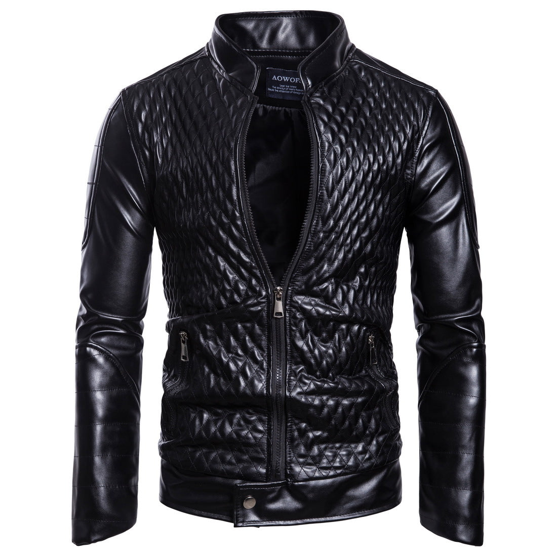 Men's Leather Jacket Autumn  Plus Size
