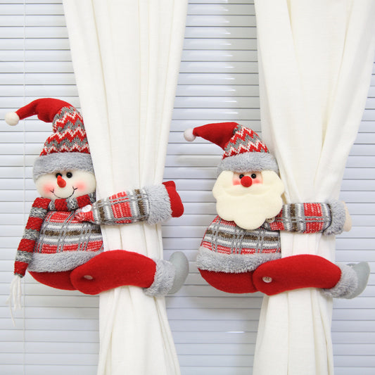 Christmas Cartoon Doll Curtain Buckle