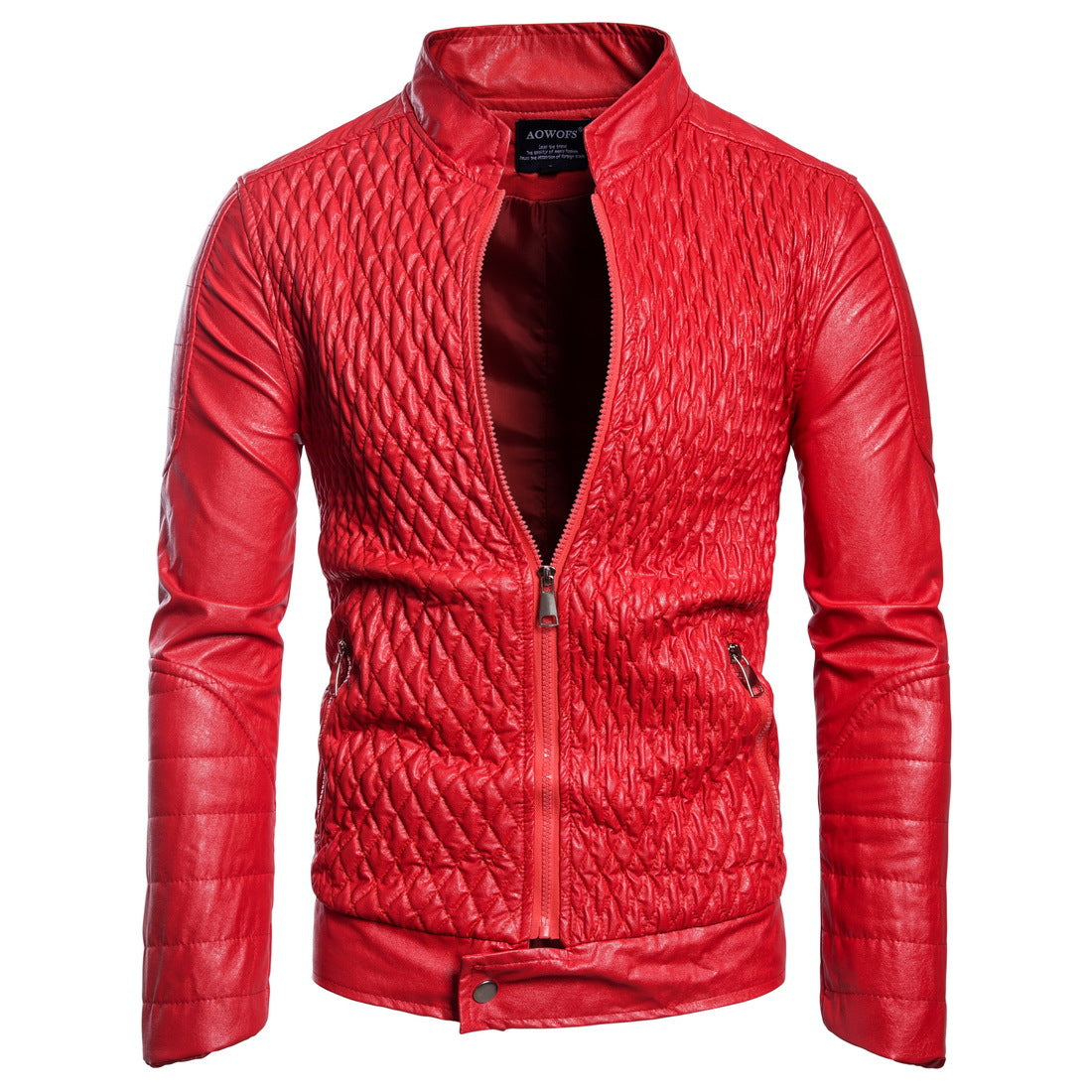 Men's Leather Jacket Autumn  Plus Size