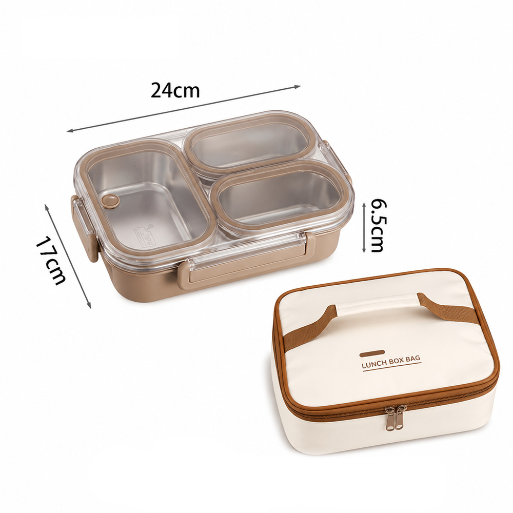 BentoFresh Stainless Insulated Lunch Box