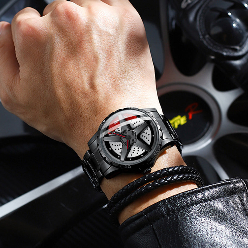 Motorcycle Engine Racing Sport Watch - Tactical Timepiece