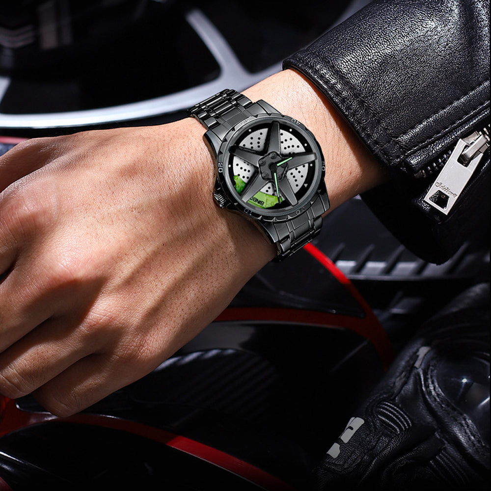 Motorcycle Engine Racing Sport Watch - Tactical Timepiece