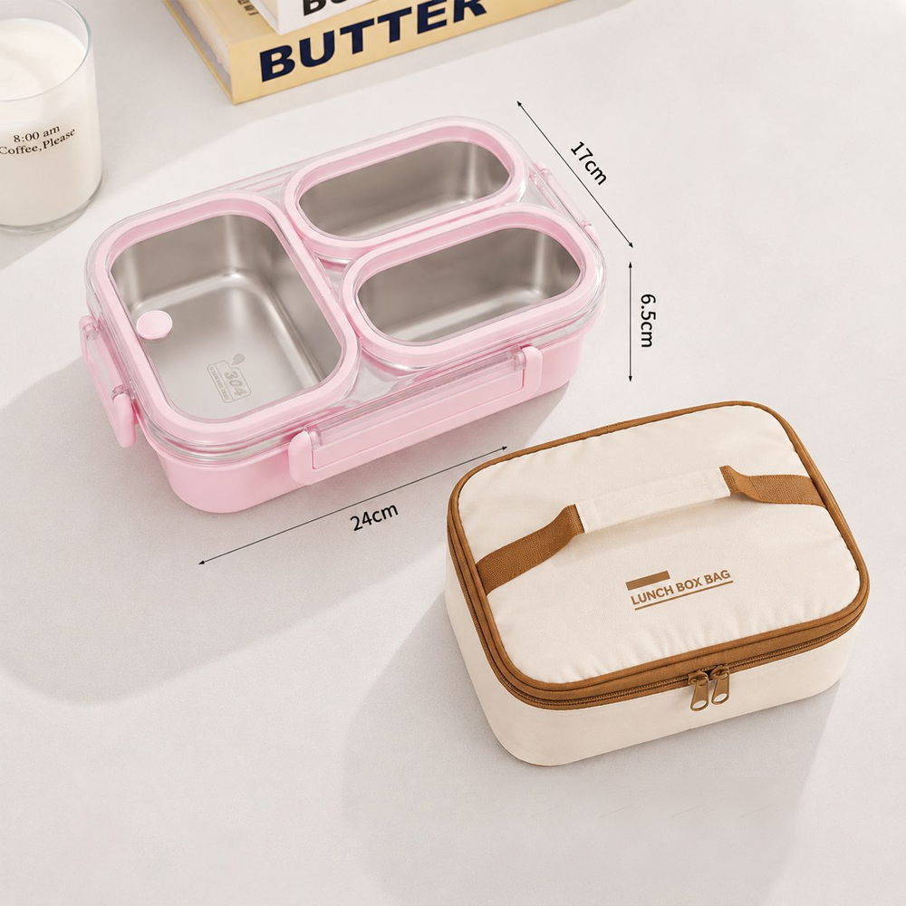 BentoFresh Stainless Insulated Lunch Box