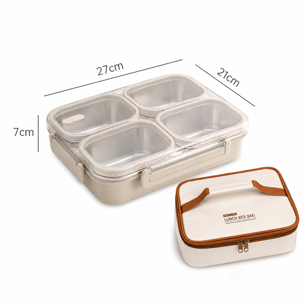 BentoFresh Stainless Insulated Lunch Box