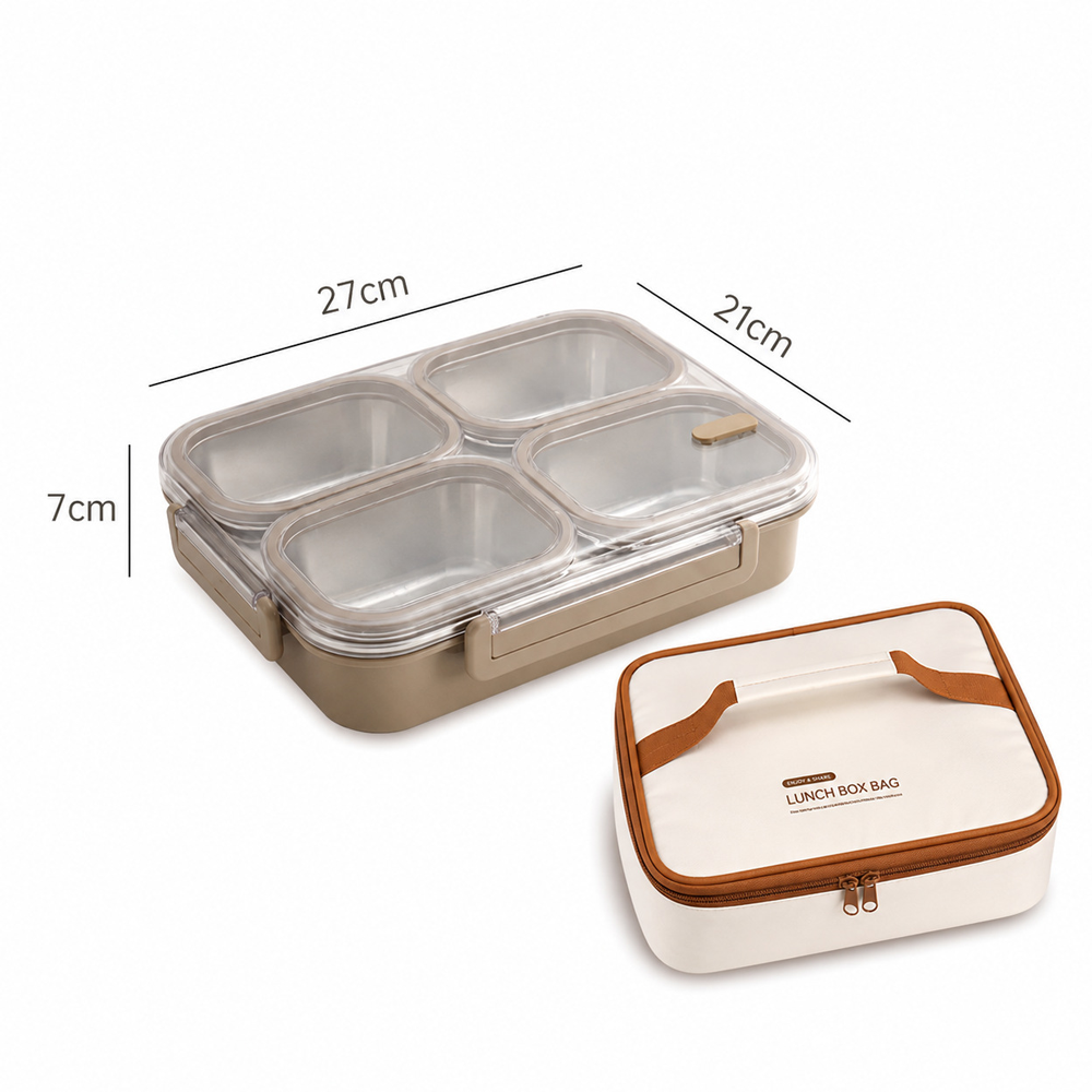 BentoFresh Stainless Insulated Lunch Box