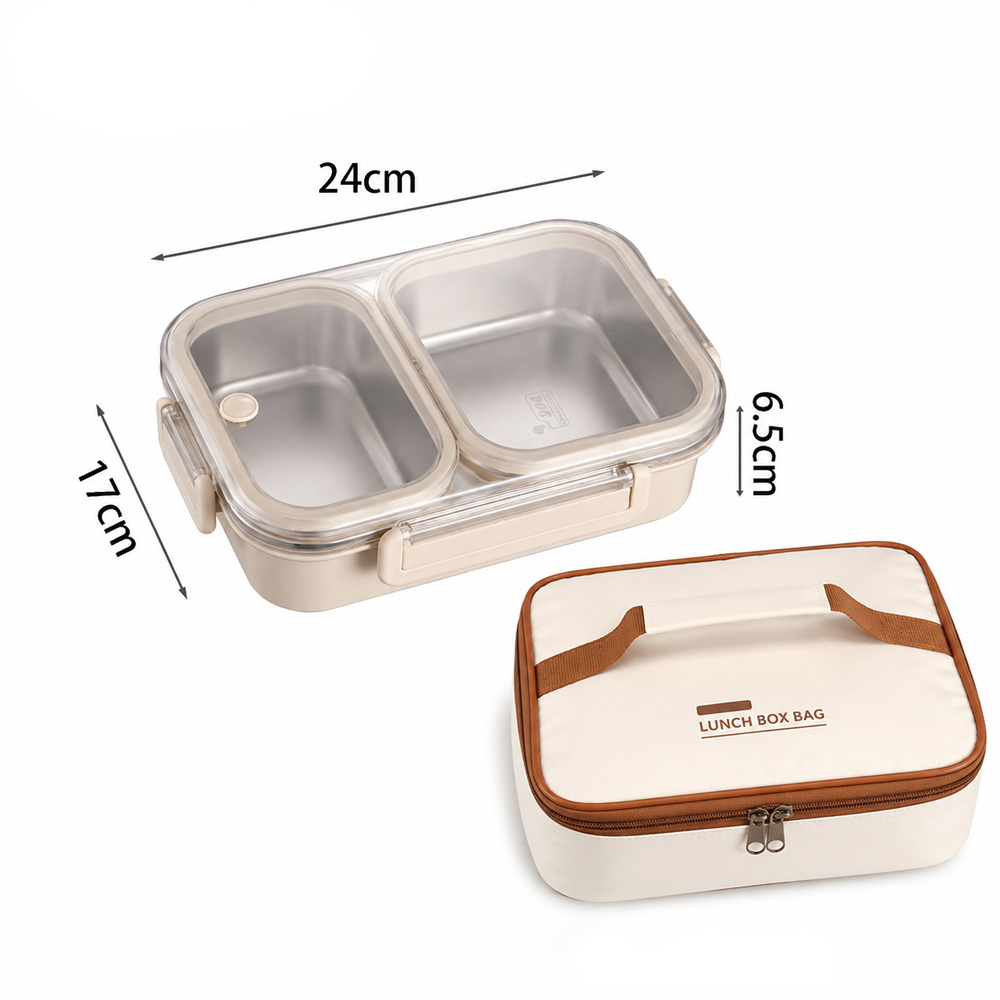 BentoFresh Stainless Insulated Lunch Box
