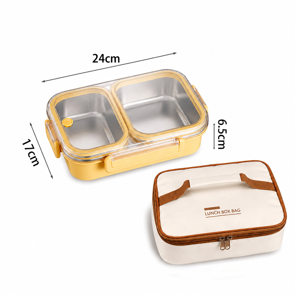 BentoFresh Stainless Insulated Lunch Box