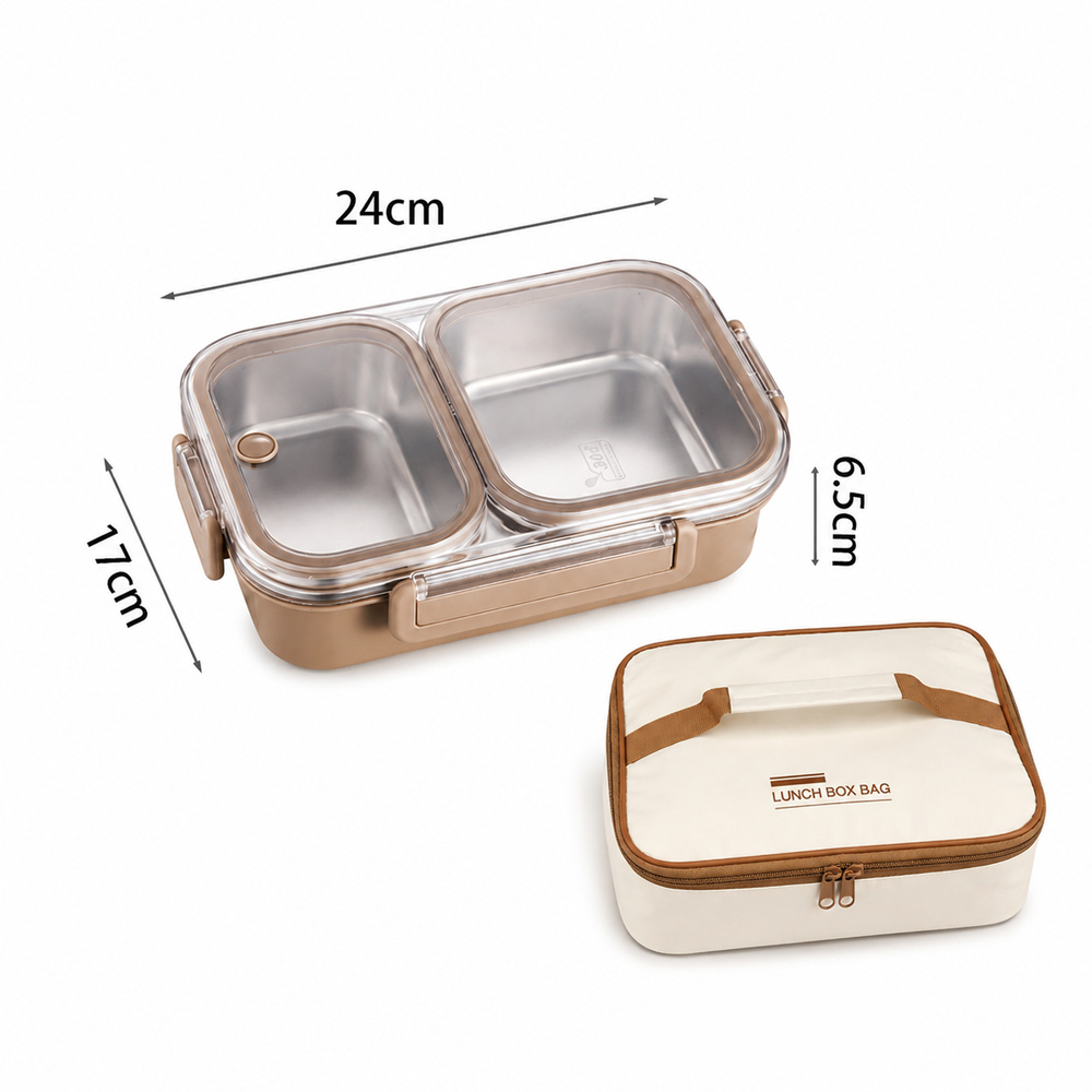 BentoFresh Stainless Insulated Lunch Box