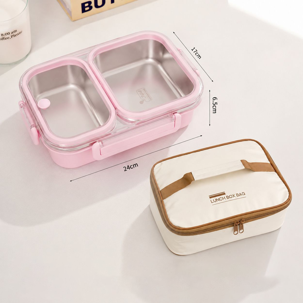 BentoFresh Stainless Insulated Lunch Box