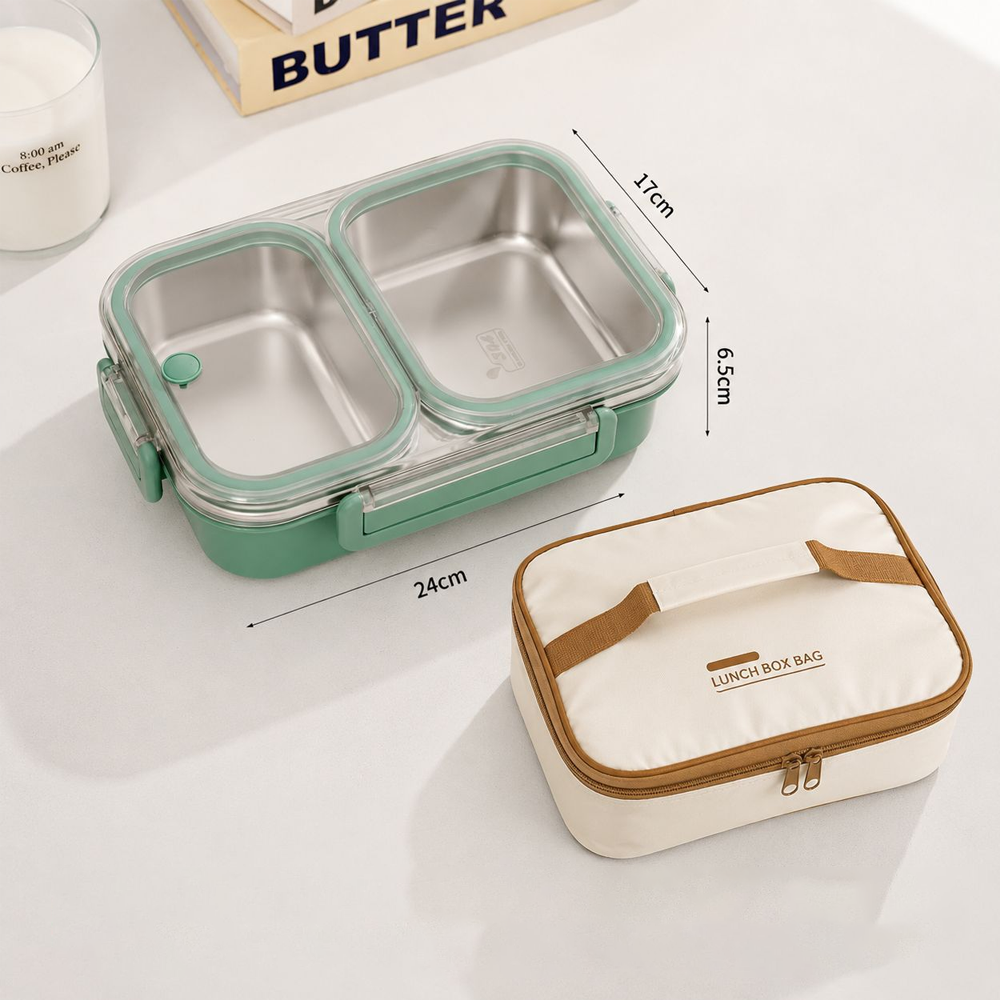 BentoFresh Stainless Insulated Lunch Box